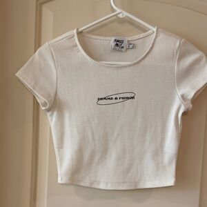 Princess Poly cropped tee